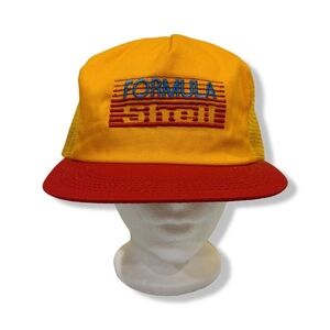 Vintage 80s/90s Shell Formula Trucker Hat